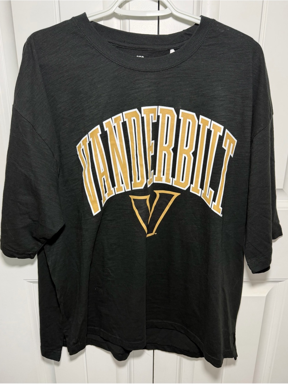Vanderbilt Commodores Pressbox Women’s 2XL Black T-Shirt NWT Cotton